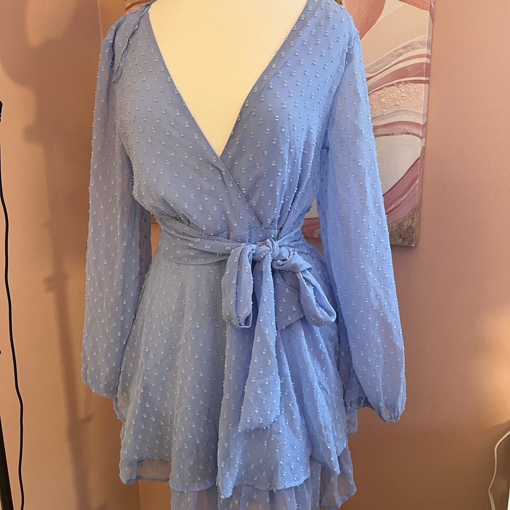 Periwinkle Blue Japna Dress